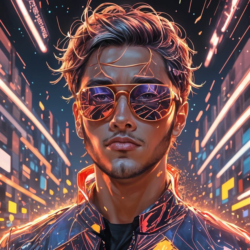 Neon Cartoon V1 test #6