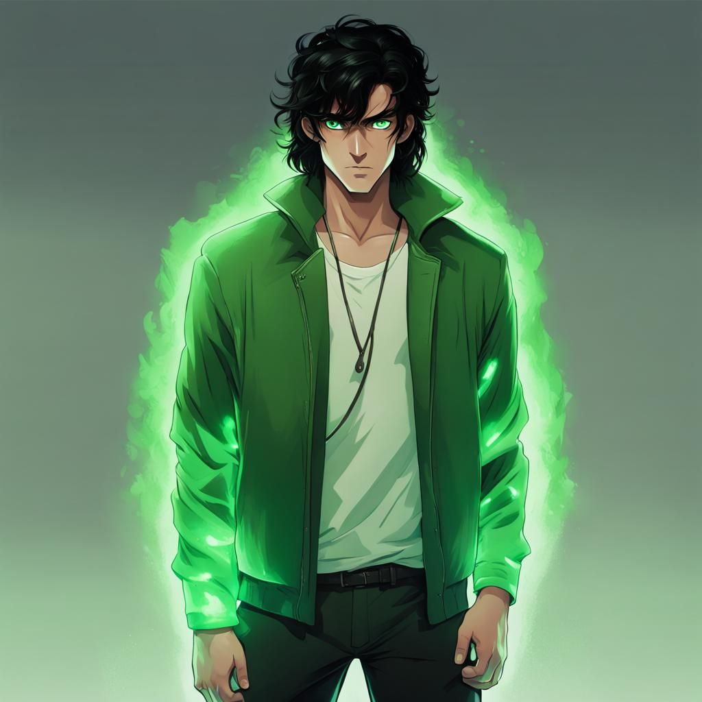 1.0) Glowing Avatar Green