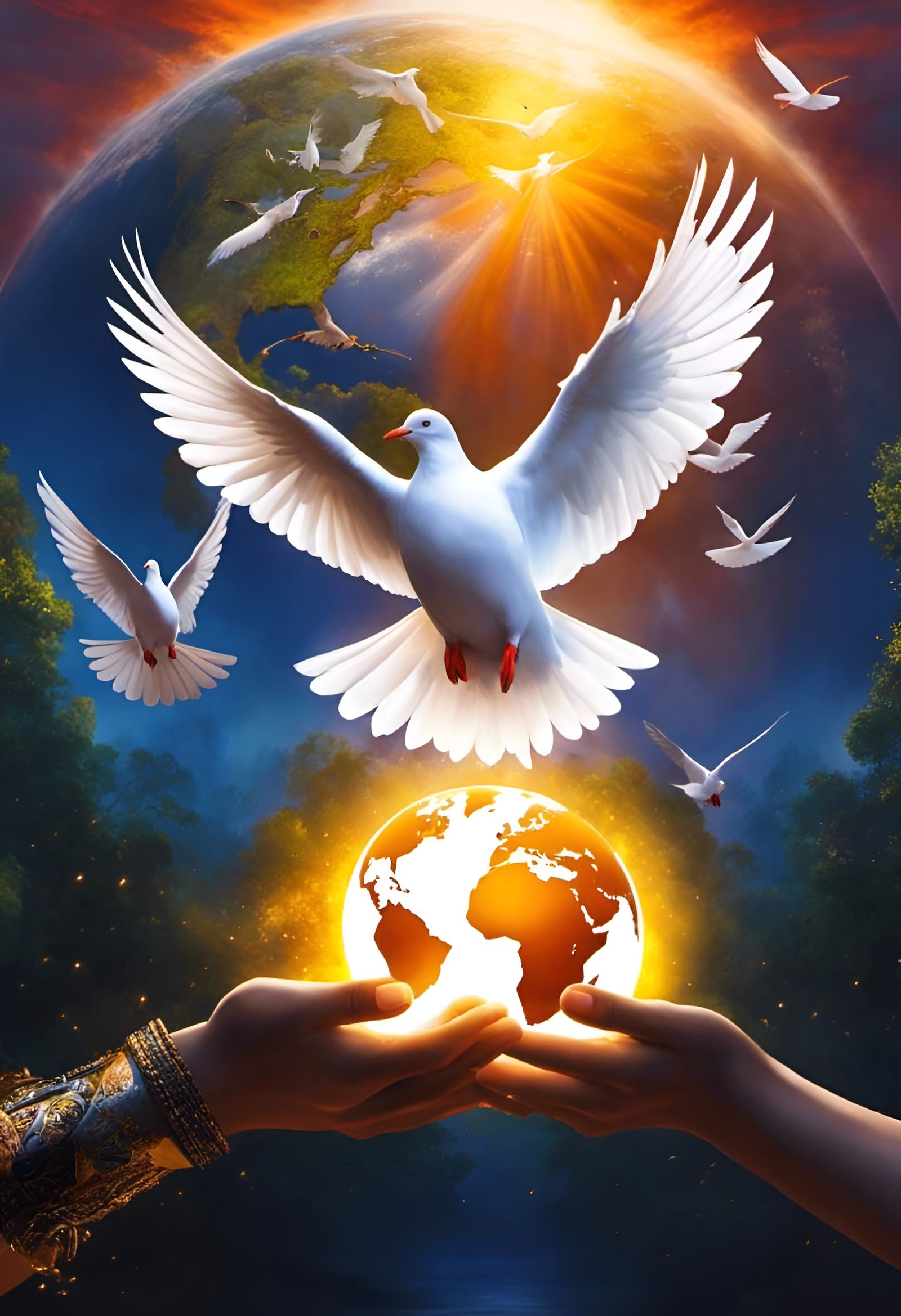 "World peace day 🌎   by @Invicta