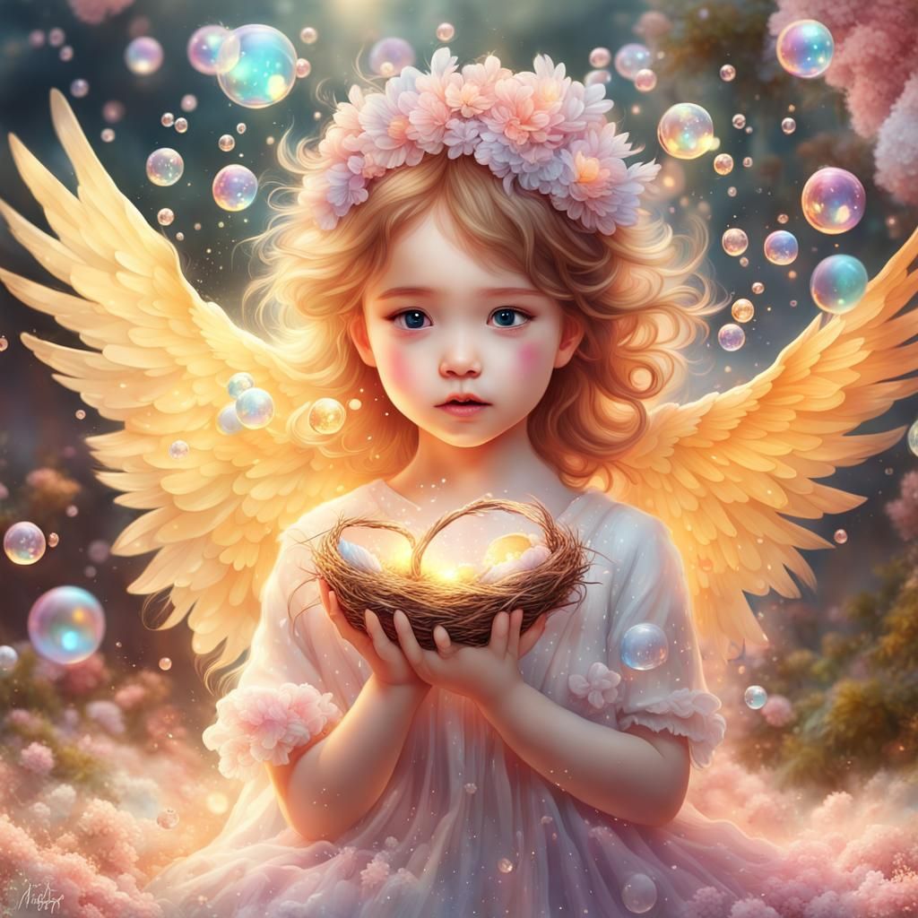 Little angel,Pastel Color Palette