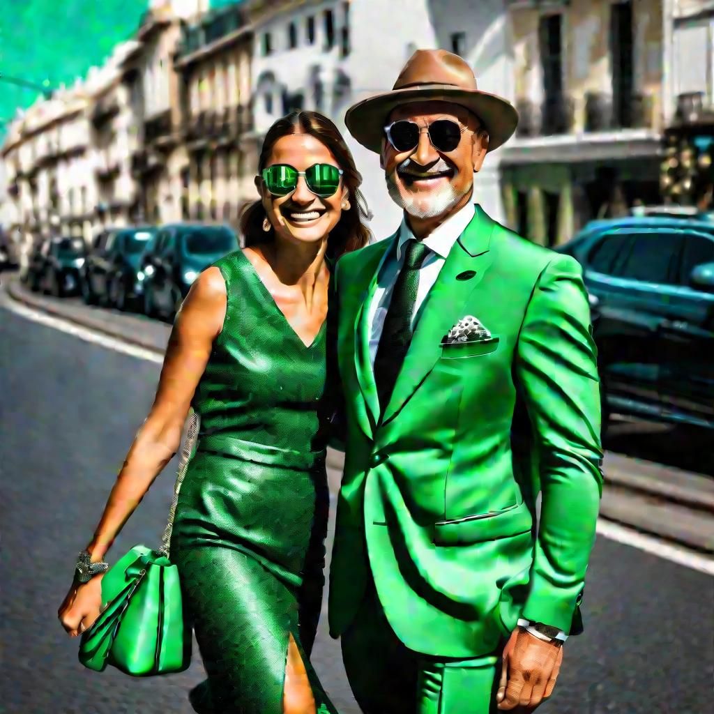 CUERPO ENTERO Hombre y mujer cogidos de la mano.muy guapos s...