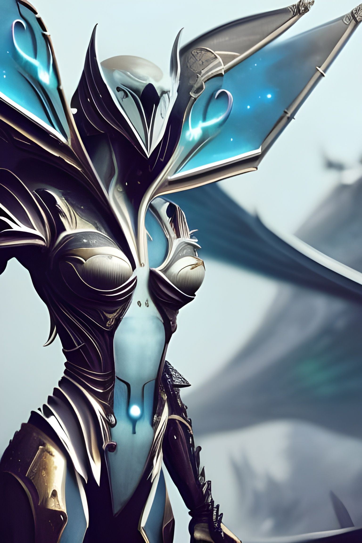 High-tech fairy warrior   by @Isaac