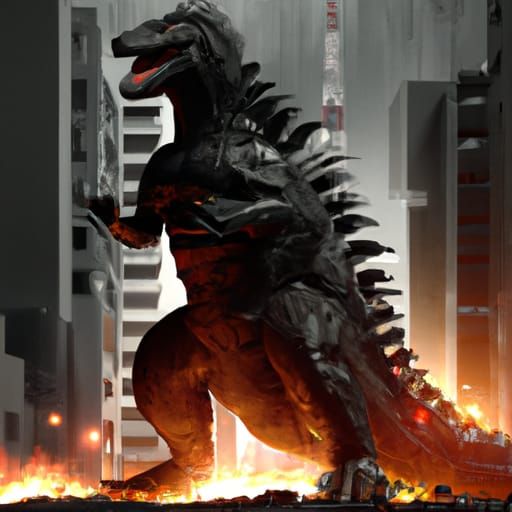 Godzilla 🐲🔥 - AI Generated Artwork - NightCafe Creator