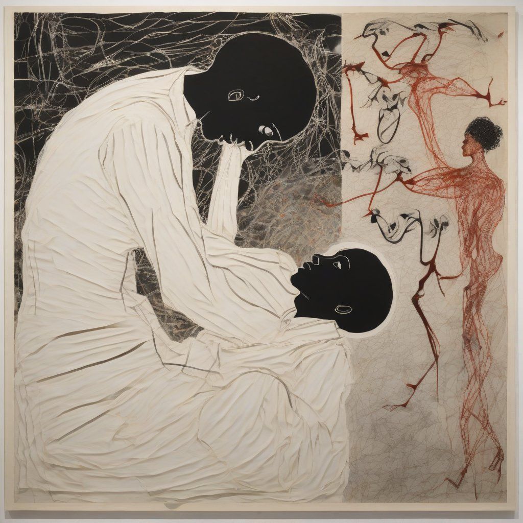 "A silent symphony played in the embrace of two souls."