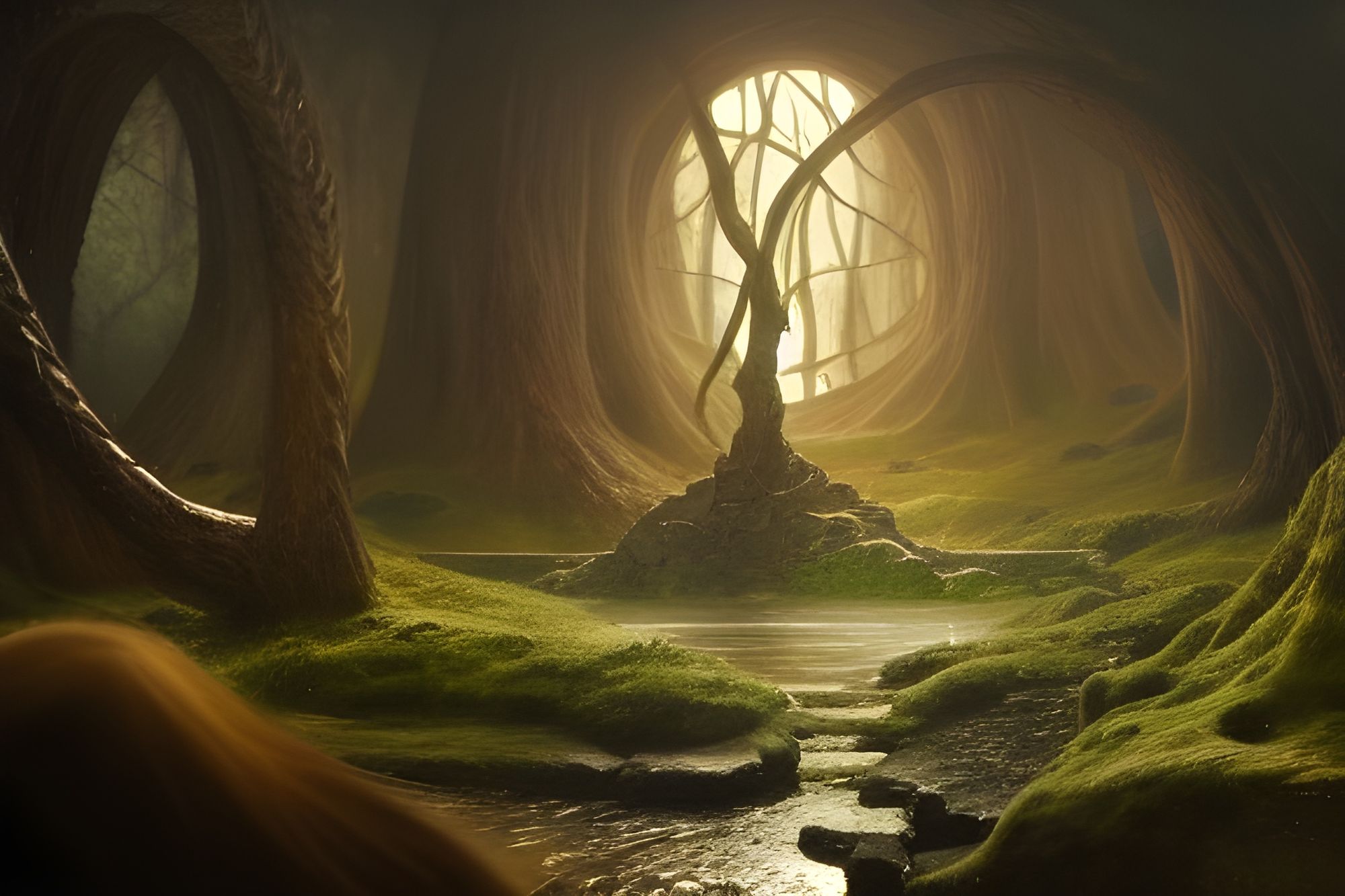 The Well of Mimir Below Yggdrasil (Norse mythology) : r/nightcafe
