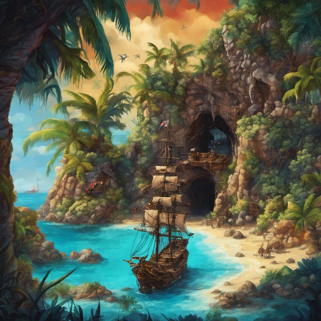A Pirate's Cove-BnB  by @ArtAnthMan