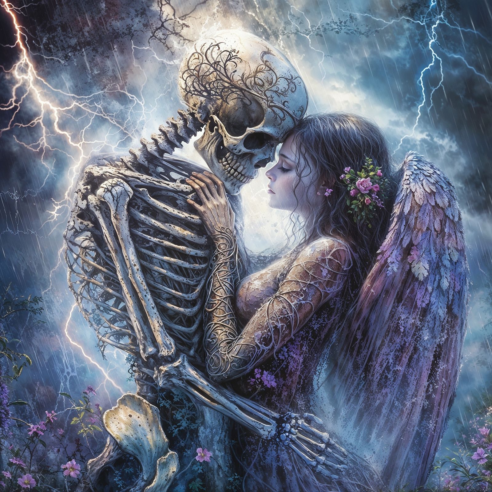 The Dance of Life and Death Eternal Embrace