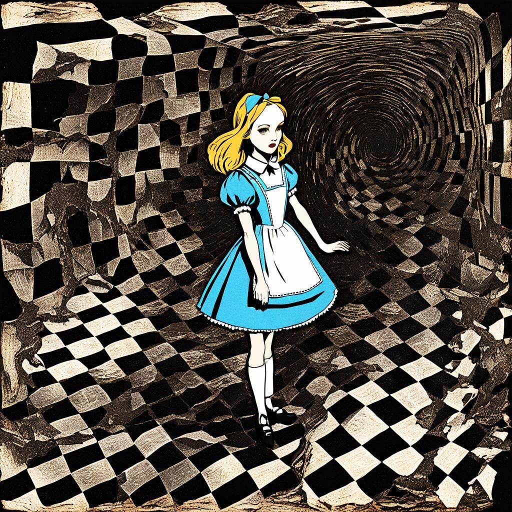 Alice in Wonderland - AI Generated Artwork - NightCafe Creator