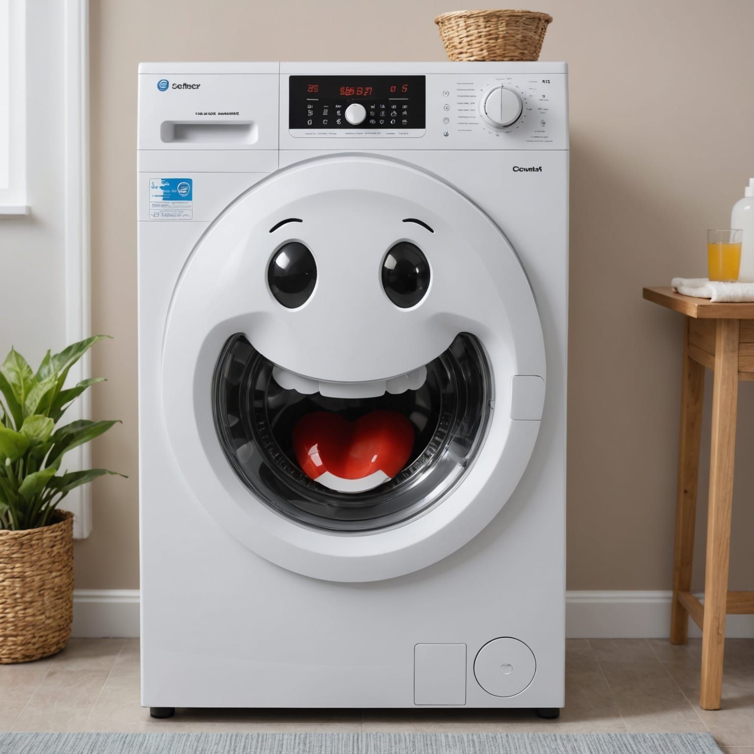 Feed the washing machine  by @Eha