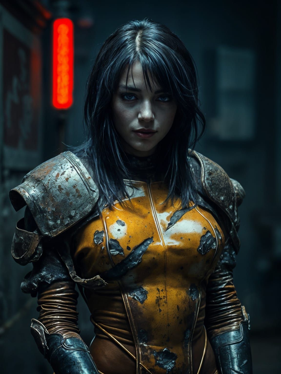 Fresh from a firefight  by @Caffeine Spaceman