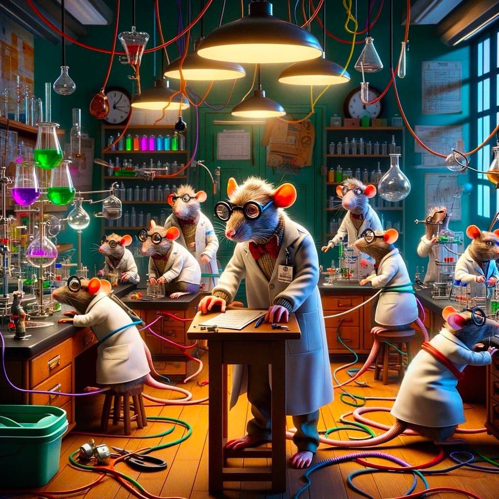 "lab rats have their own lab"