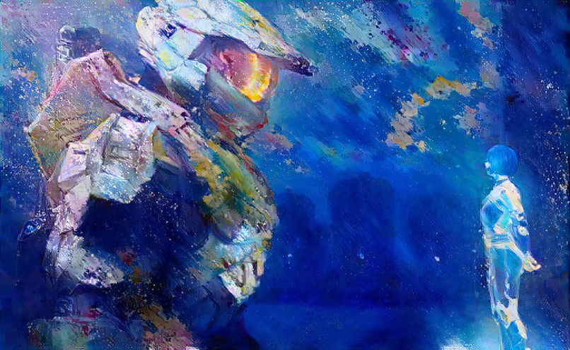 Halo Masterchief and Cortana 2.0