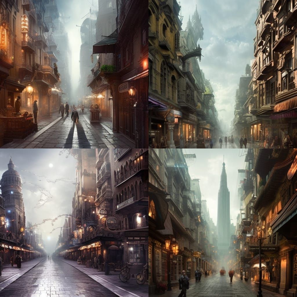 city - AI Generated Artwork - NightCafe Creator