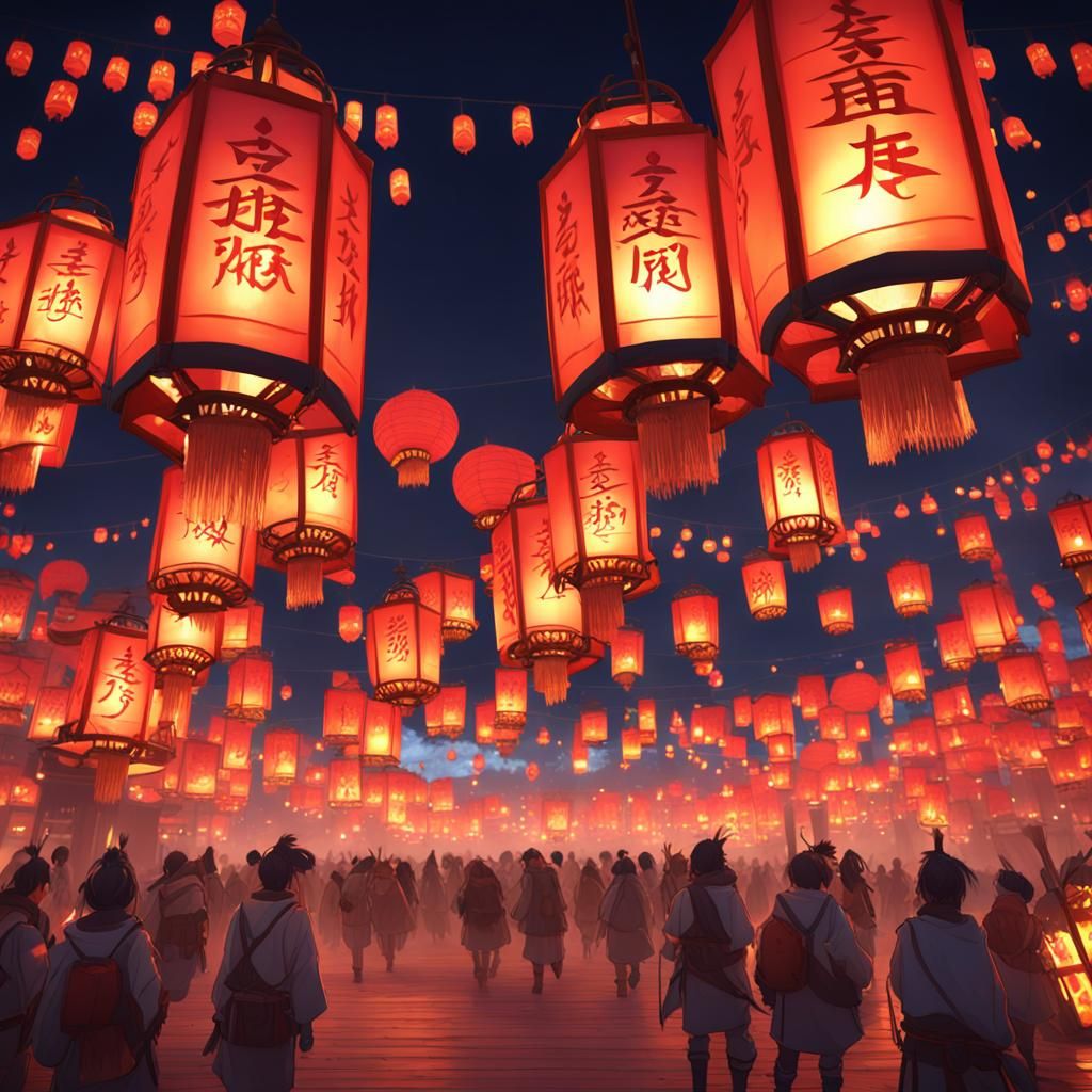 fire festival lanterns