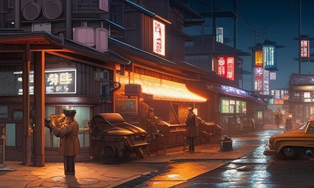 Nightfall   by @cheesepuff 