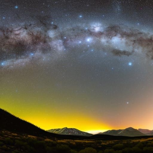 Milky Way over the Rockies #3