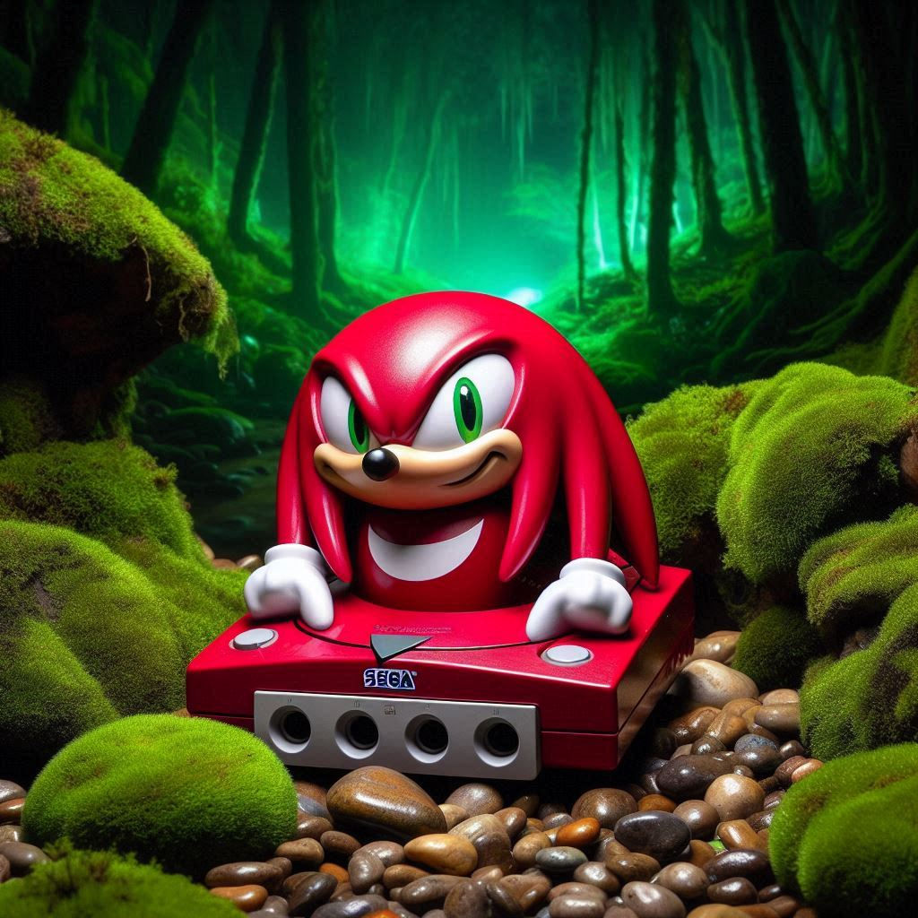 Unlike Sonic, I don't chuckle. I'd rather flex my muscles