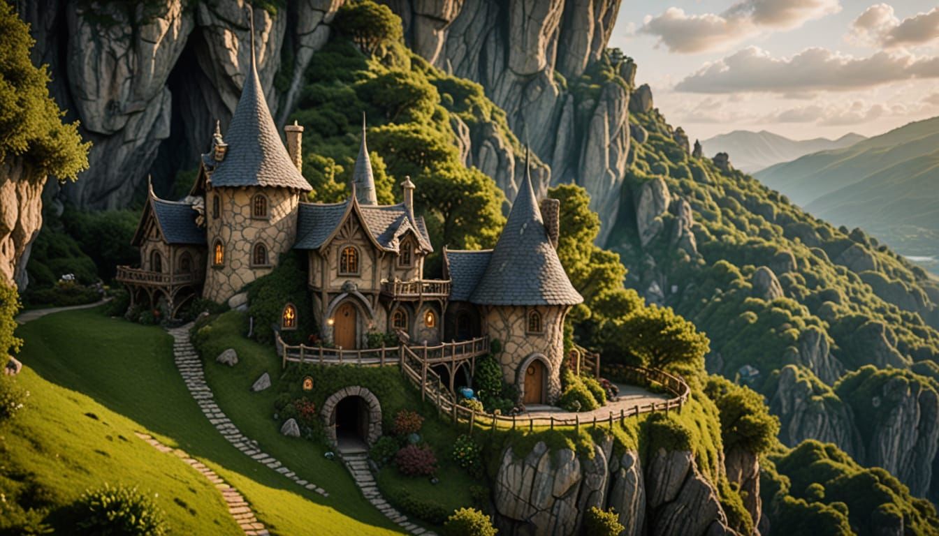 a dream home in the mountains