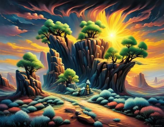 <lora:TLF:1.0> Surreal Artwork