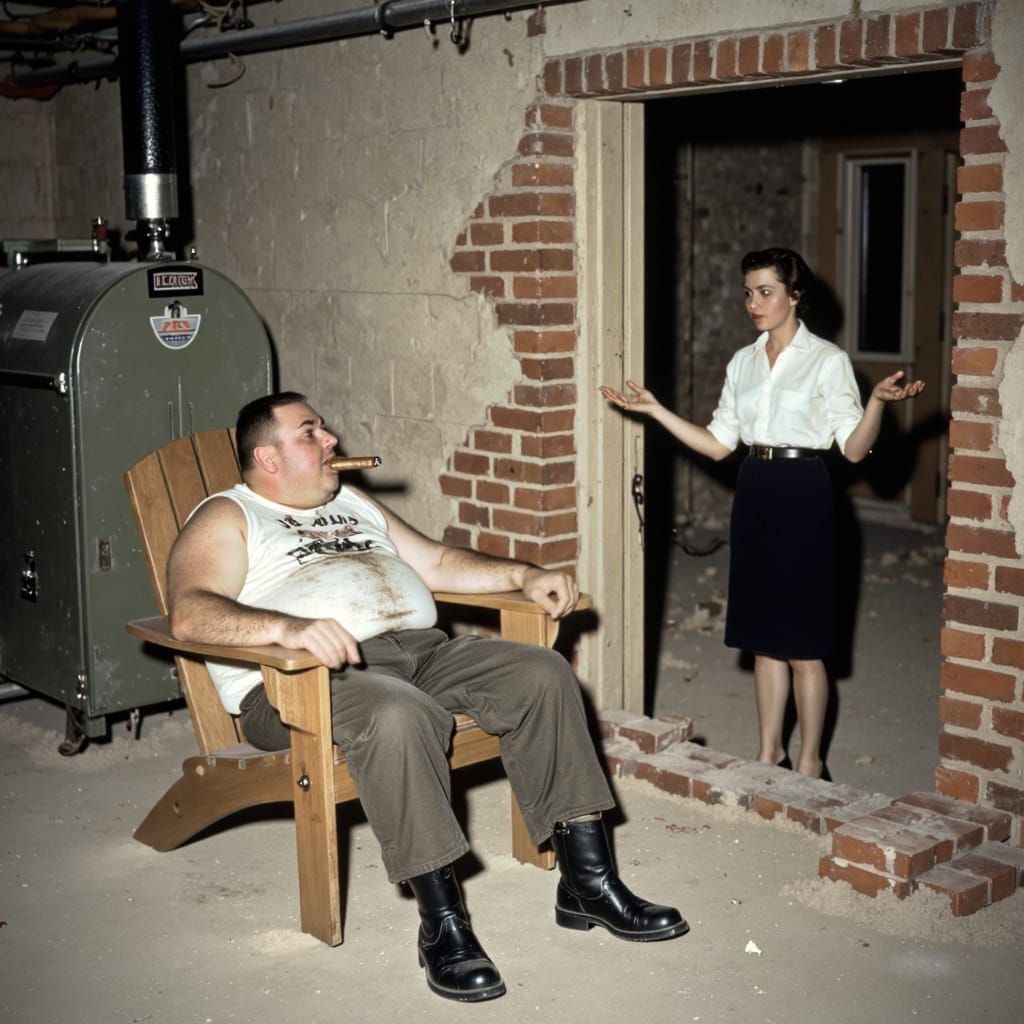 "You're the Super!  The window fell out!  You're supposed to...