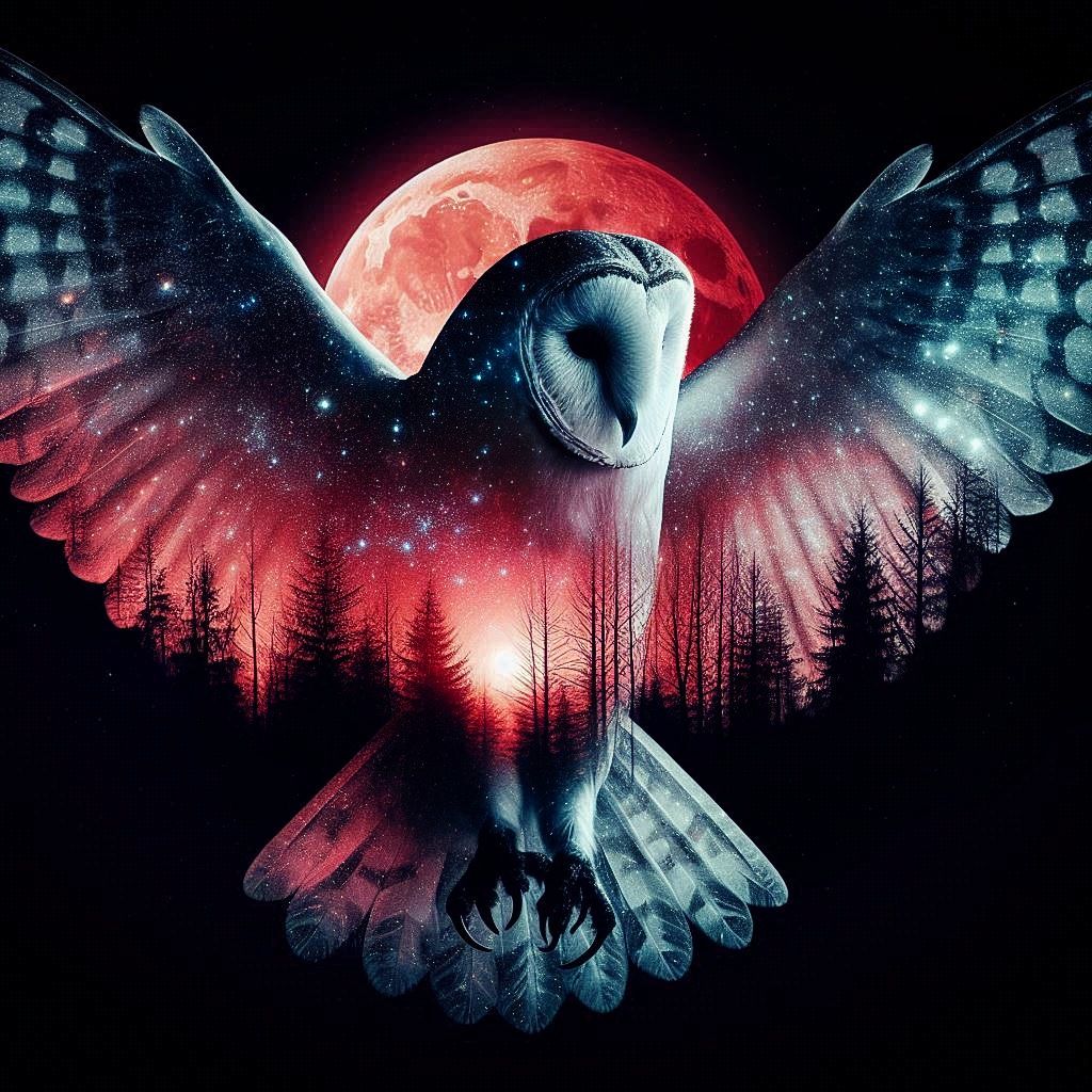 Crimson Barn Owl