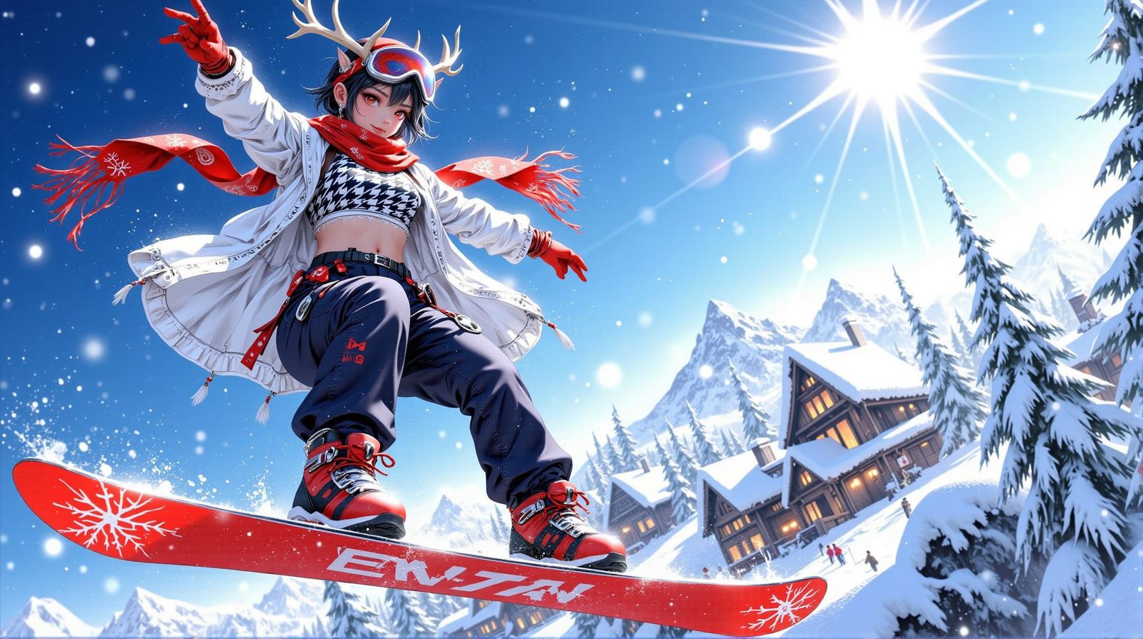 Backdoor Snowboarding in the Alps