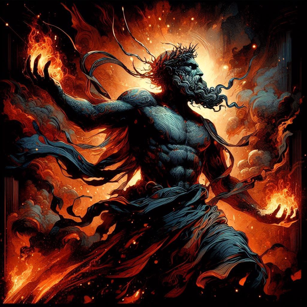Hephaistos, God of fire