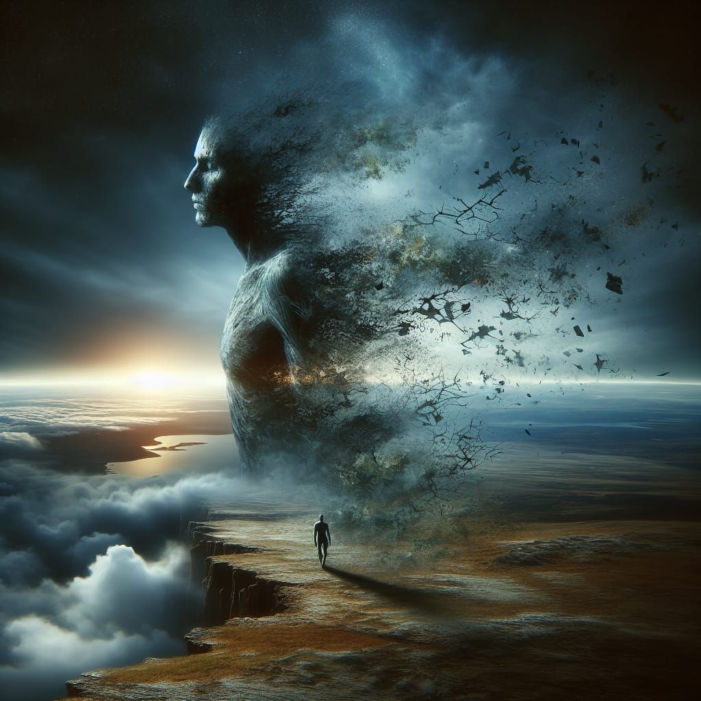 And after all that I've done, 
After all of my pain, 
This world disintegrates (I'll disappear)  by @Karlos Fandango