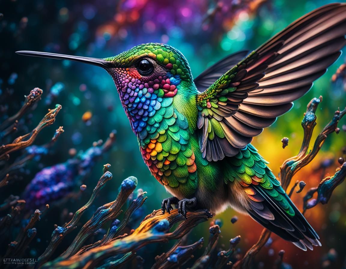 Iridescence the phenomenon of certain surfaces that appear gradually to change colour as the angle of a view  by @Jarka Carta