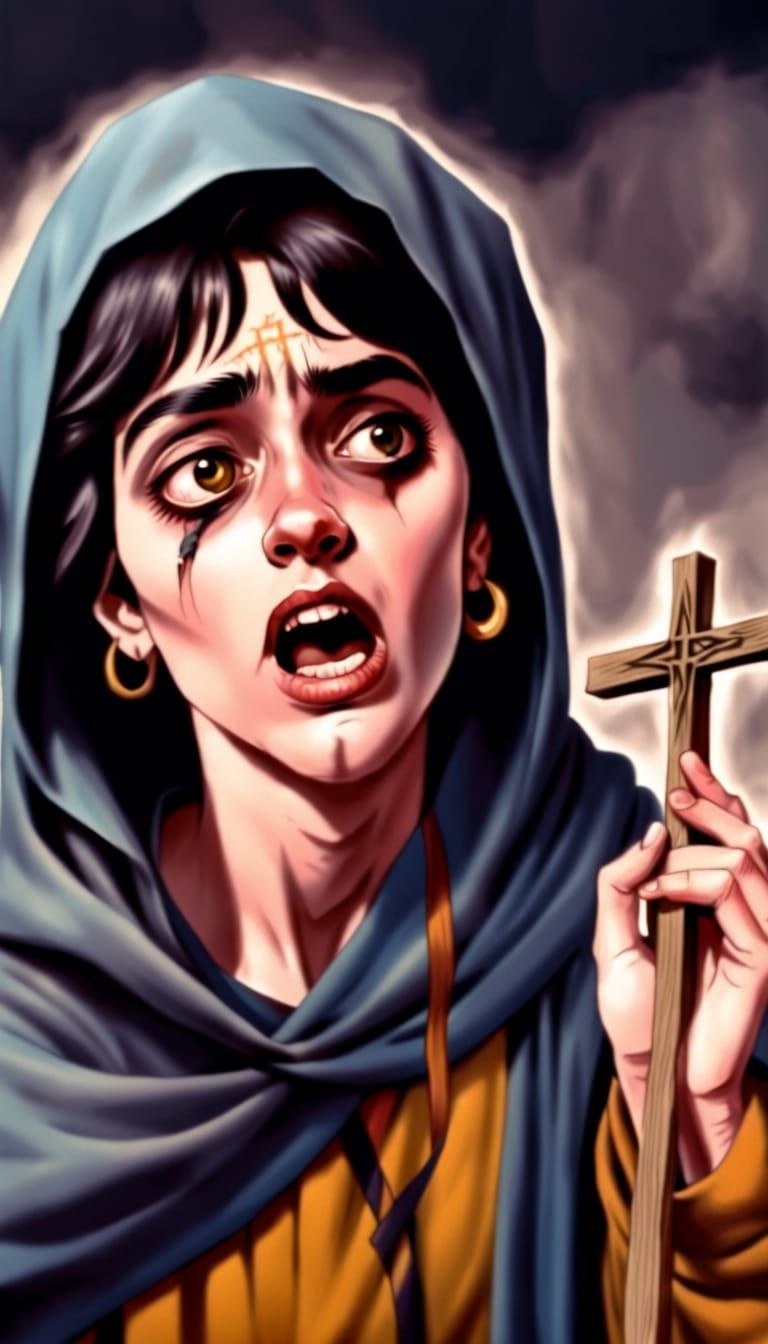 En un día de aburrimiento, la sombra crecía,
Me inventé un mundo, donde el sol no reía.
Me inventé a mí mismo, un mago sin luz,
Con varita r...