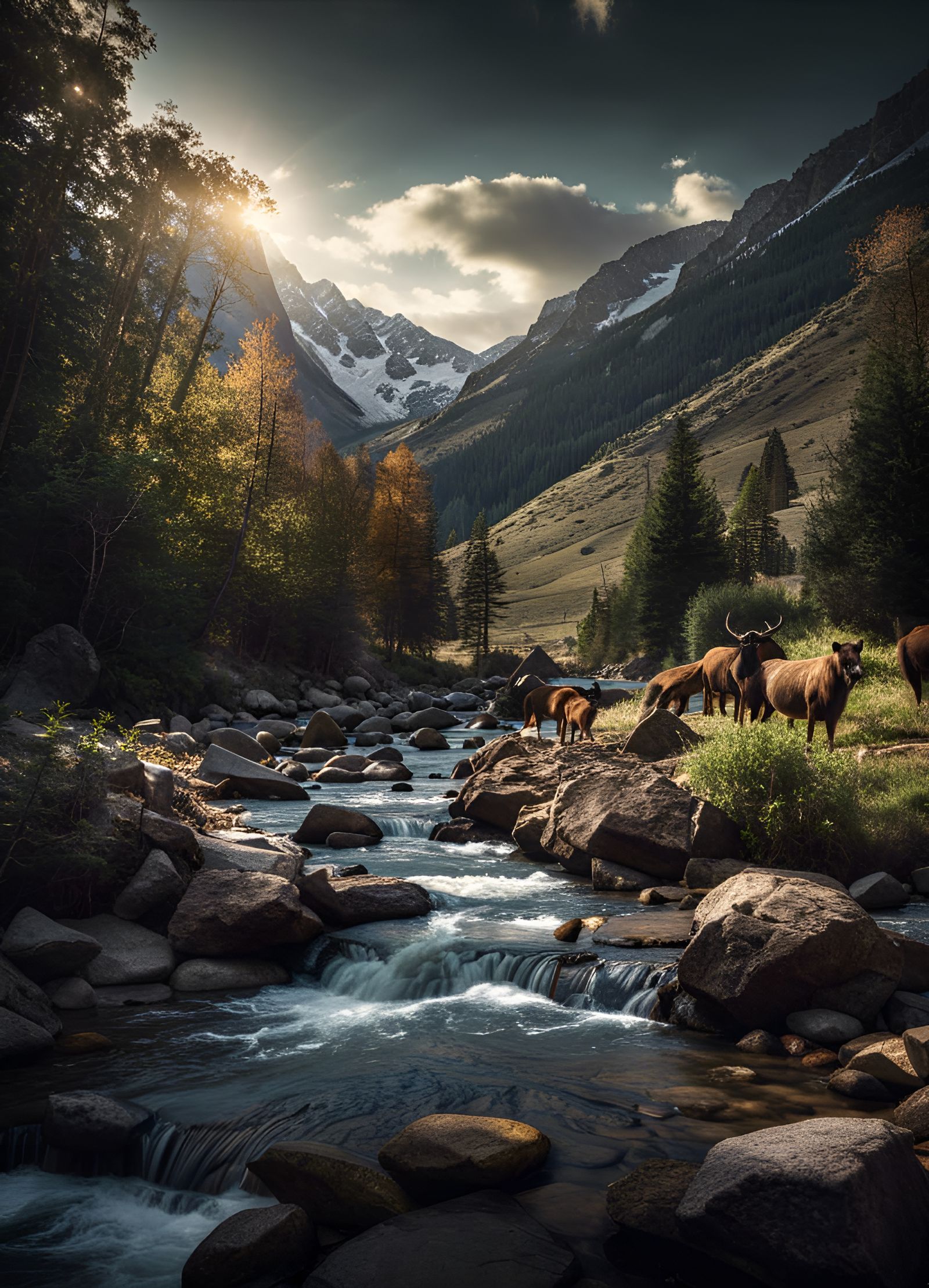 Real sharp rock HDR background Stock Photo