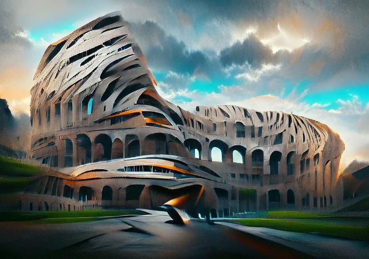 Modern Roman Colosseum