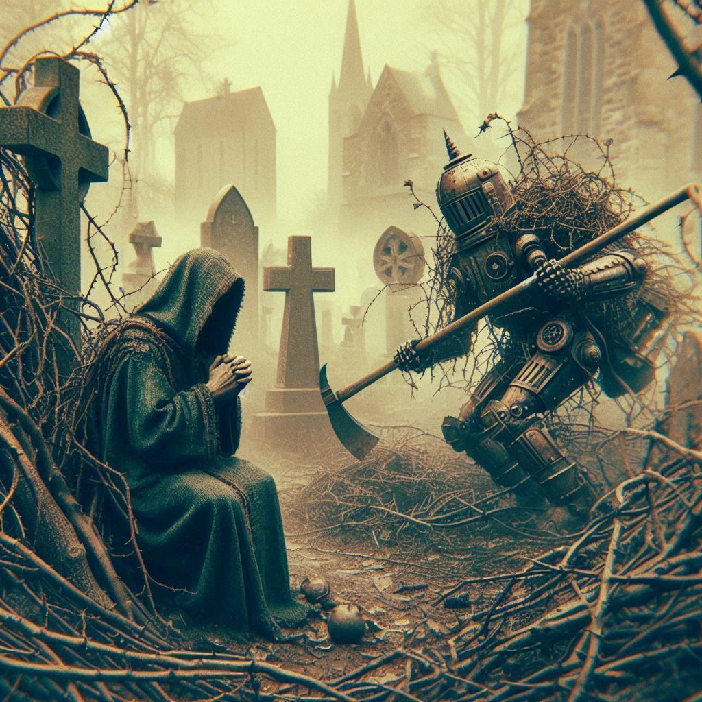 la bendición y limpieza del cementerio de los muertos