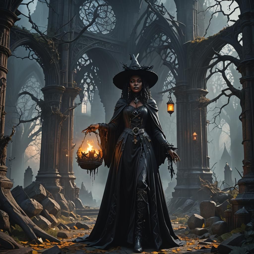 Gothic Black Witch