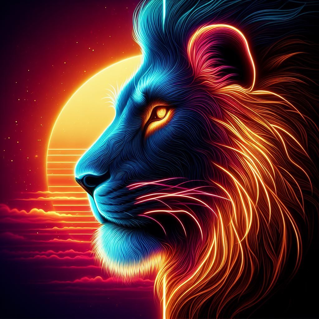 Neon Lion