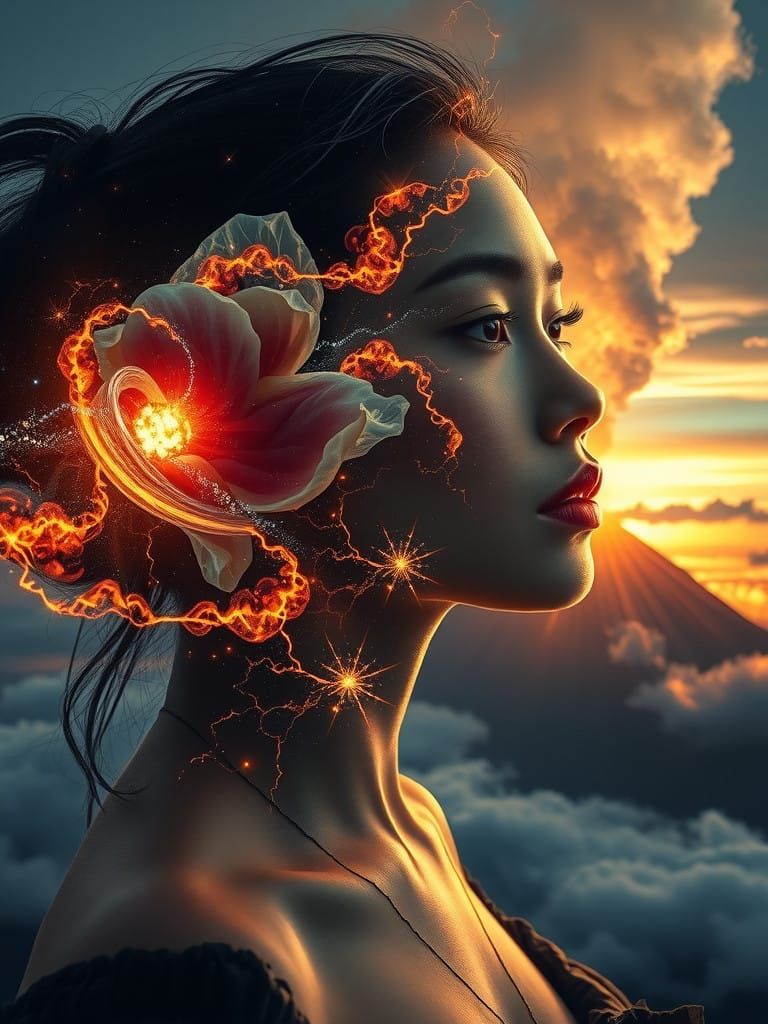 Pele, Hawai'ian Goddess of the Volcano   by @Zepp