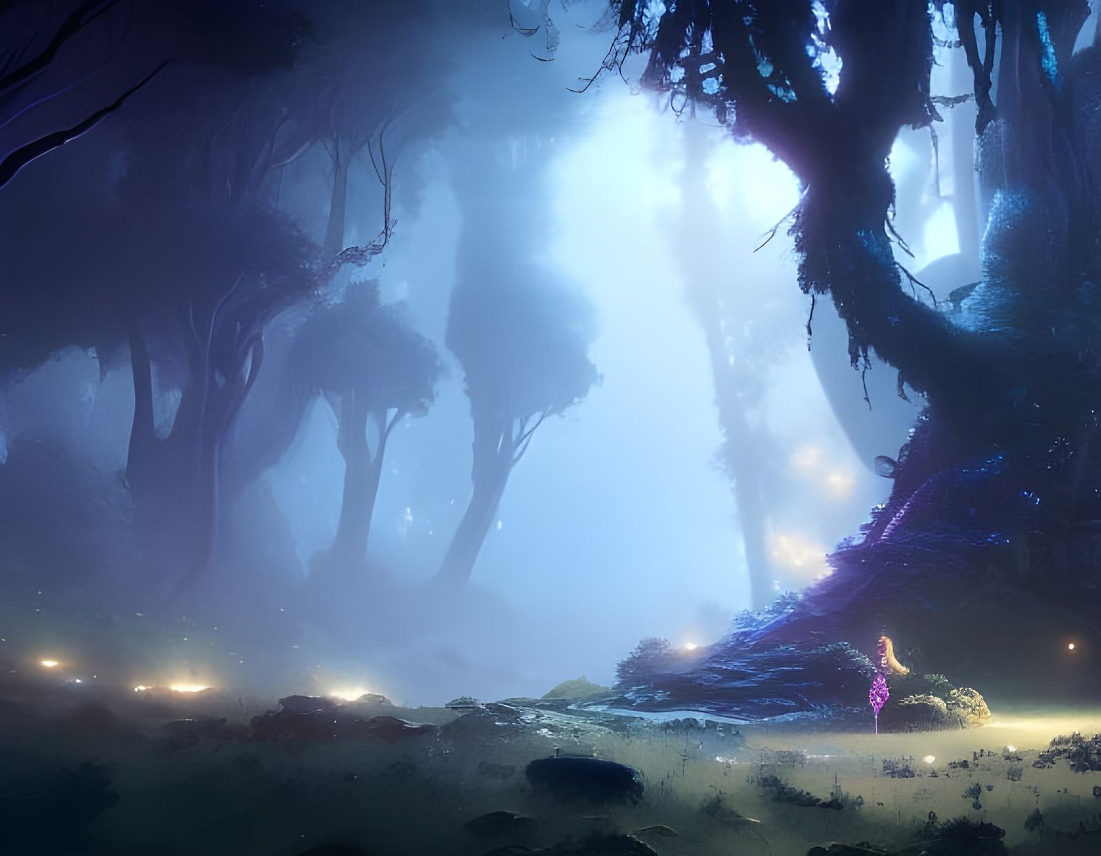 Mystical Land - AI Generated Artwork - NightCafe Creator