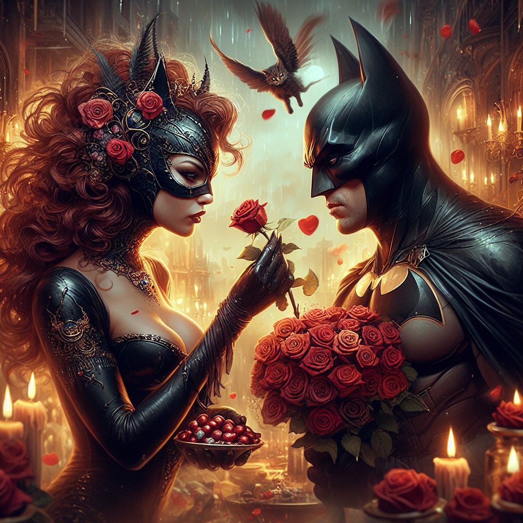 Catwoman and Batman