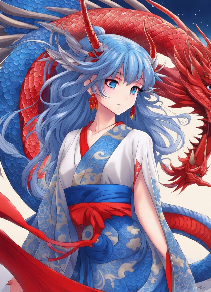 Pin by LilyRose Finley on Dragon girls | Dragon girl, Anime people, Anime