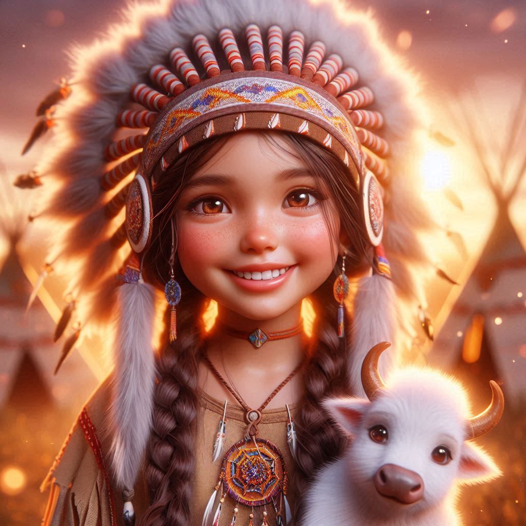 I'm a cutie patootie! LiL Pow Wow and Tiny white cloud 68