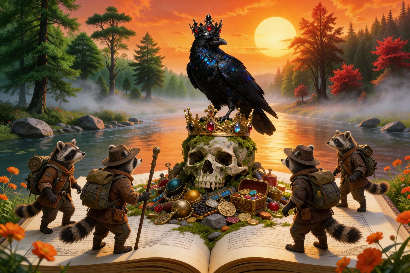 The story of the discovery of the Raven King  by @Narolinus