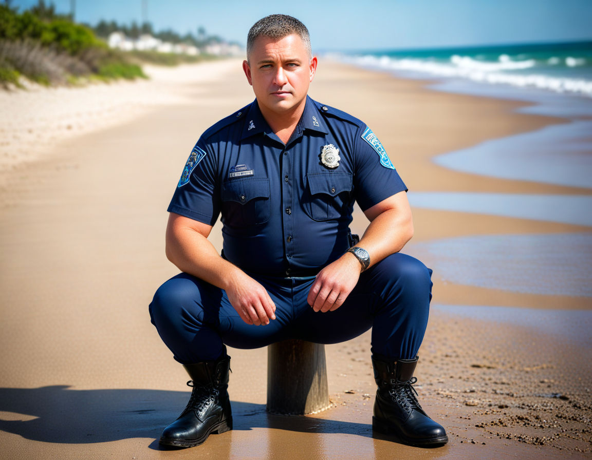 Handsome policeman 01