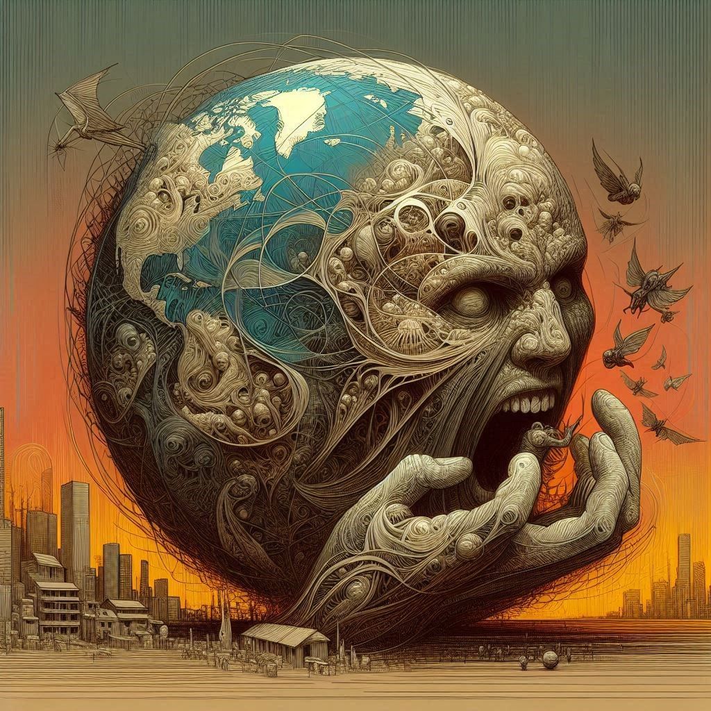 The global order is cannibalized by nuclear terror