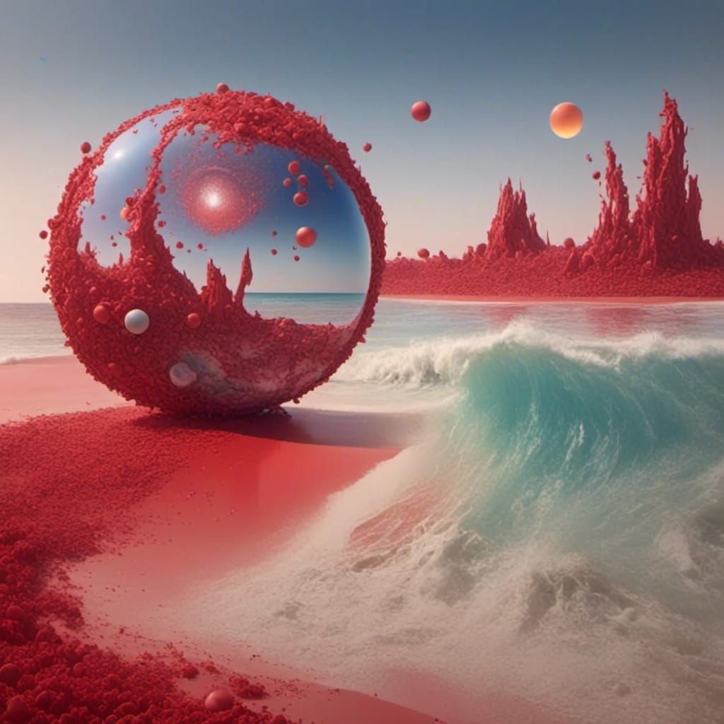 <lora:Red Rising:1.0> Planet beach 