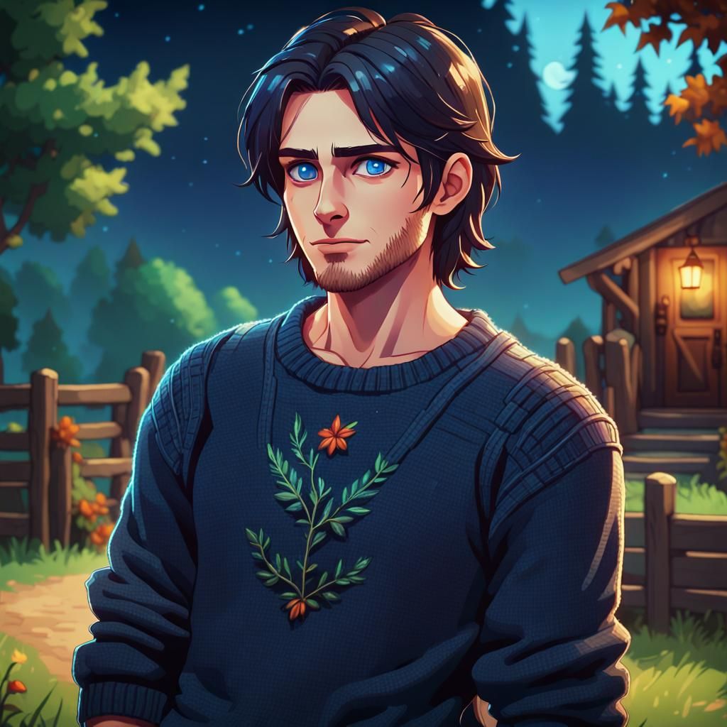 Stardew Valley, Sebastian - AI Generated Artwork - NightCafe Creator