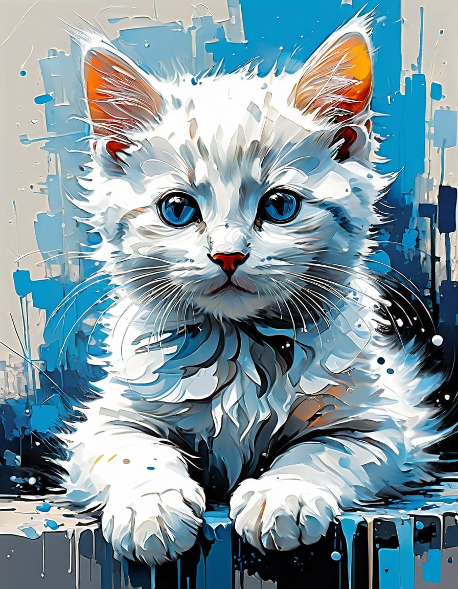 Cozy Kitten  by @Queen_Asha