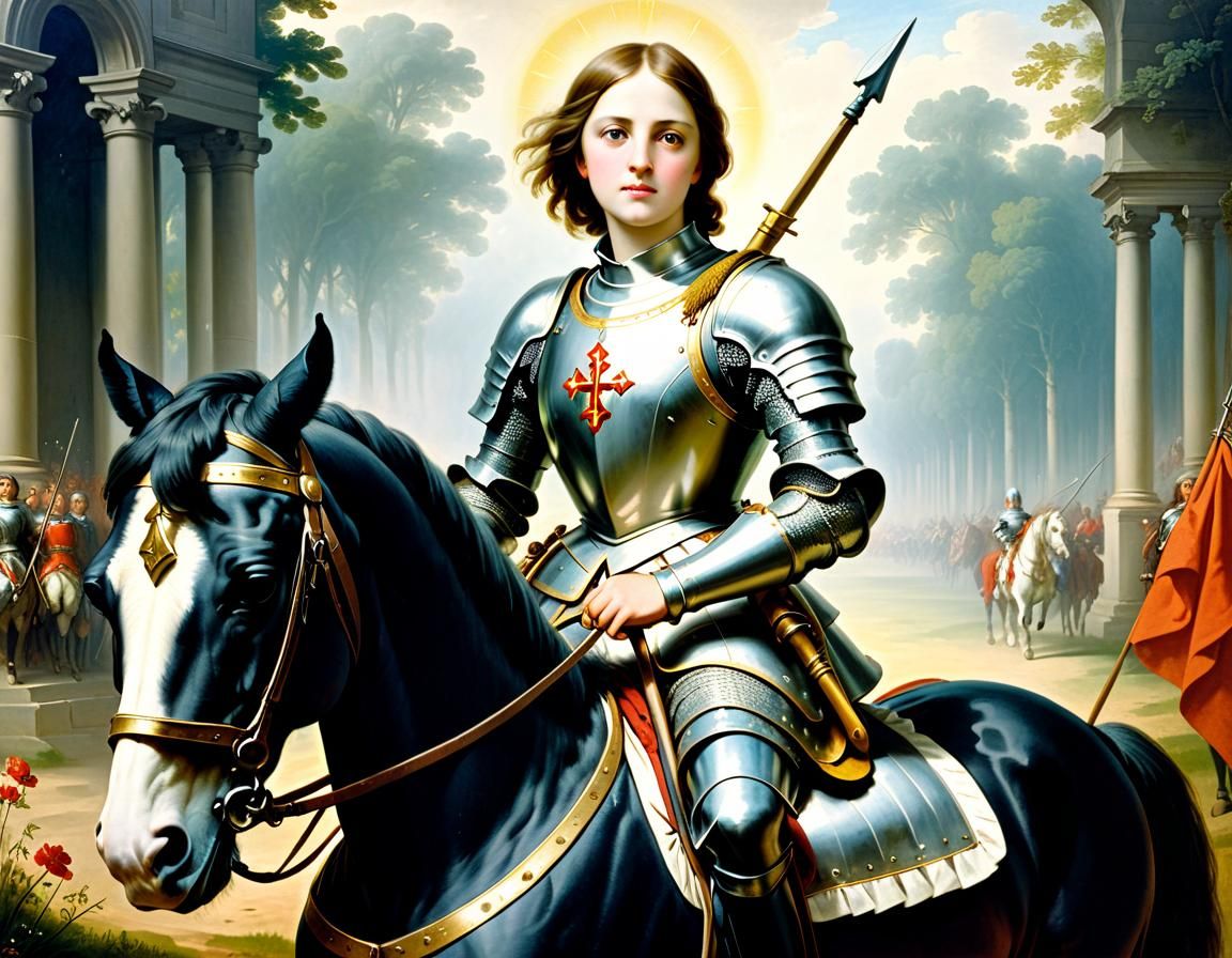 Joan of Arc  by @nafri