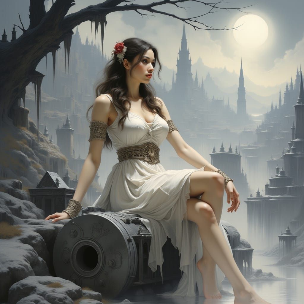 Beauty <lora:LapiDark classic:1.0> 