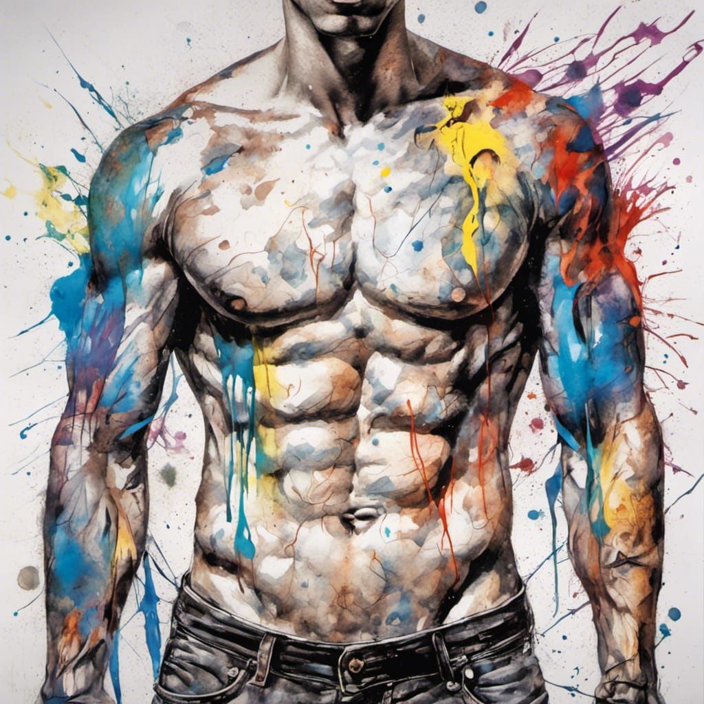 Splashy torso