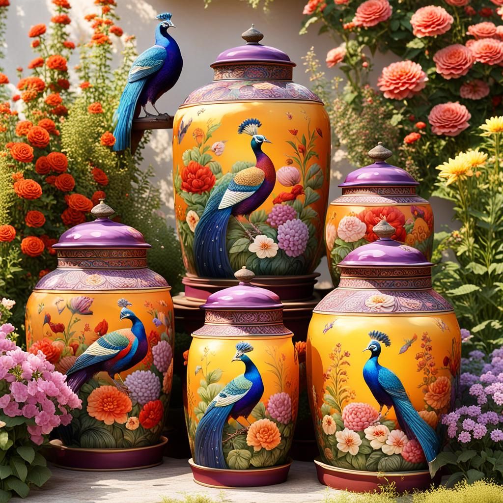 5 kitchen jars